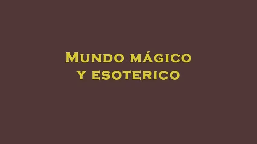 MUNDO M&Aacute;GICO Y ESOTERICO